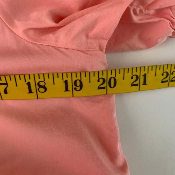 HYACINTH HOUSE TUCKERNUCK Dress Small Baby Doll Allie Puff Sleeve Tie Back Close - Picture 12 of 13